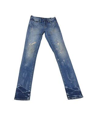 NWT $248 PRPS Cayenne Super Skinny Fit Jeans Men's Stretch Blue Denim, Size 28